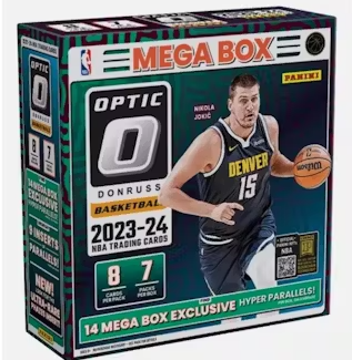 2023/24 Panini Donruss Optic Basketball Mega Box (Hyper Pink Prizms)