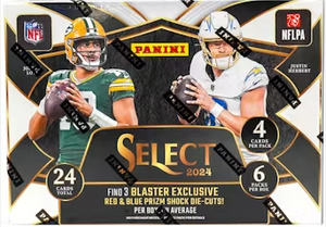 2024 Panini Select Football 6-Pack Blaster Box (Assorted Exclusives)