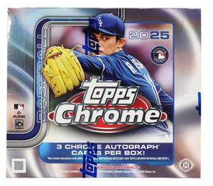 2025 Topps Chrome Baseball Hobby Jumbo Box