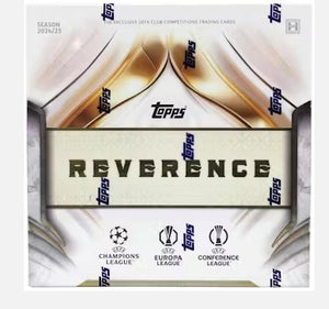2024/25 Topps Reverence UEFA Club Competitions Soccer Hobby Box