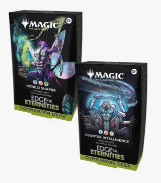 Edge of Eternities Commander Decks [World Shaper OR Counter Intelligence]