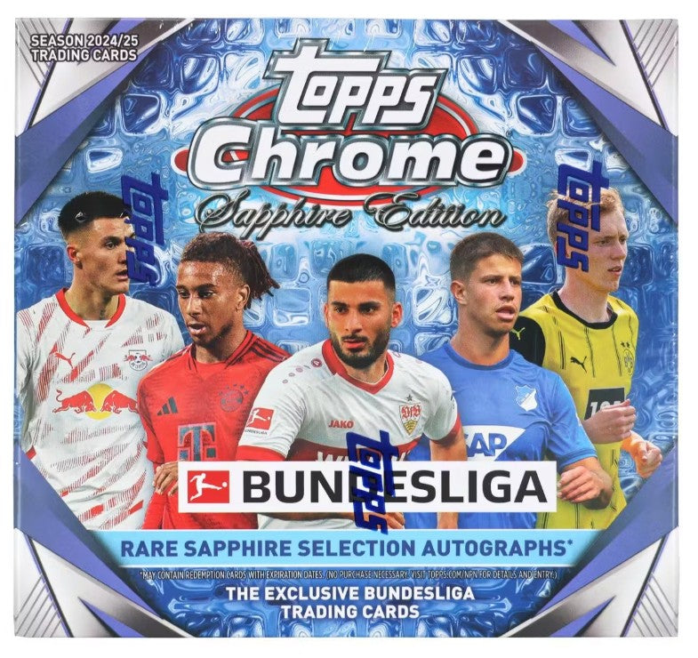 2024/25 Topps Chrome Bundesliga Sapphire Edition Soccer Box