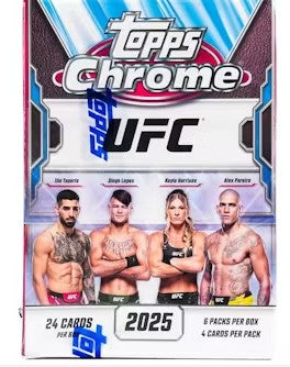2025 Topps Chrome UFC 6-Pack Blaster Box