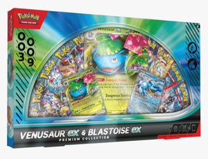 Pokemon Venusaur ex & Blastoise ex Premium Collection