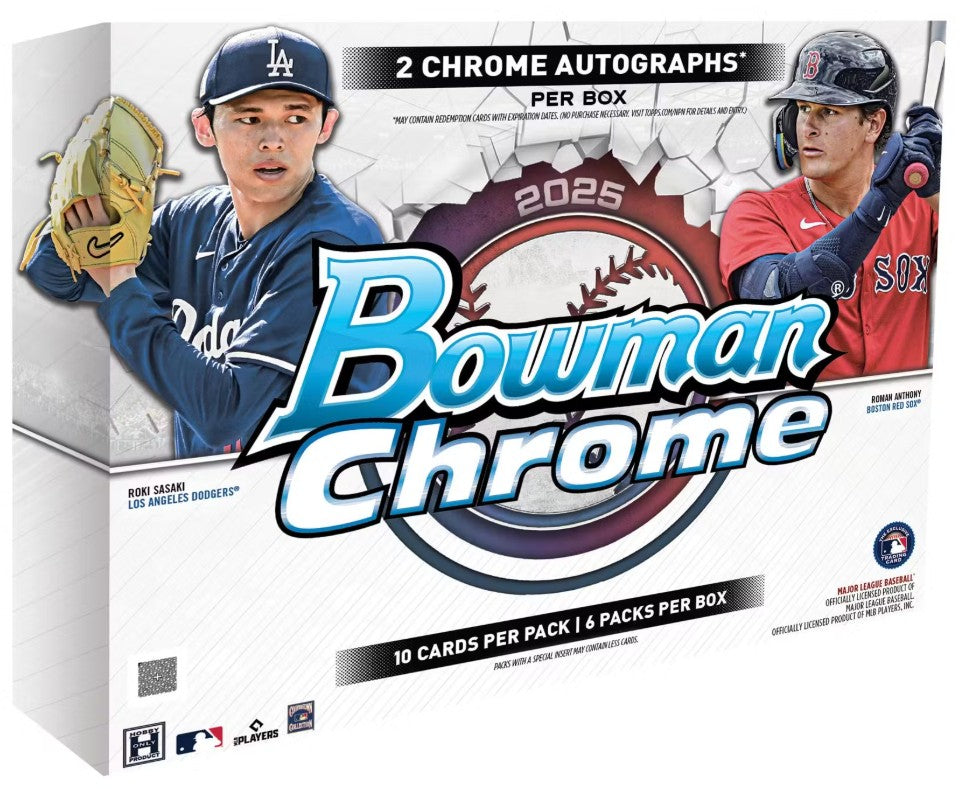 2025 Bowman Chrome Baseball Hobby Box