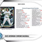 2025 Bowman Chrome Baseball Hobby Box (Presell)