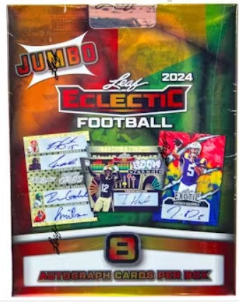 2024 Leaf Eclectic Football Jumbo Box