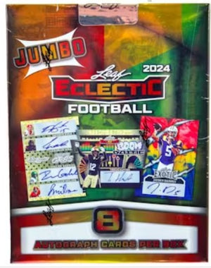 2024 Leaf Eclectic Football Jumbo Box