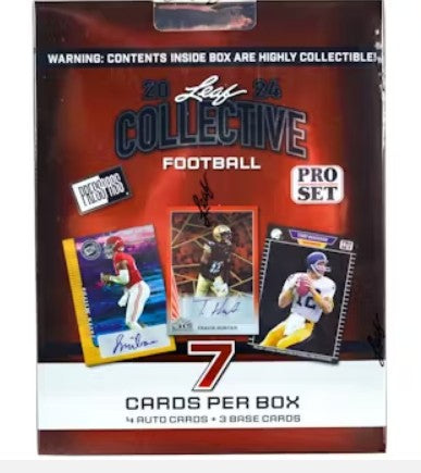 2024 Leaf Collective Football Hobby Box