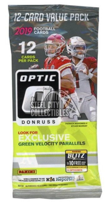 2019 Panini Donruss Optic Football Fat Pack