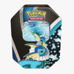 Eevee Evolutions Tin [Vaporeon V] - Miscellaneous Cards & Products (MCAP)