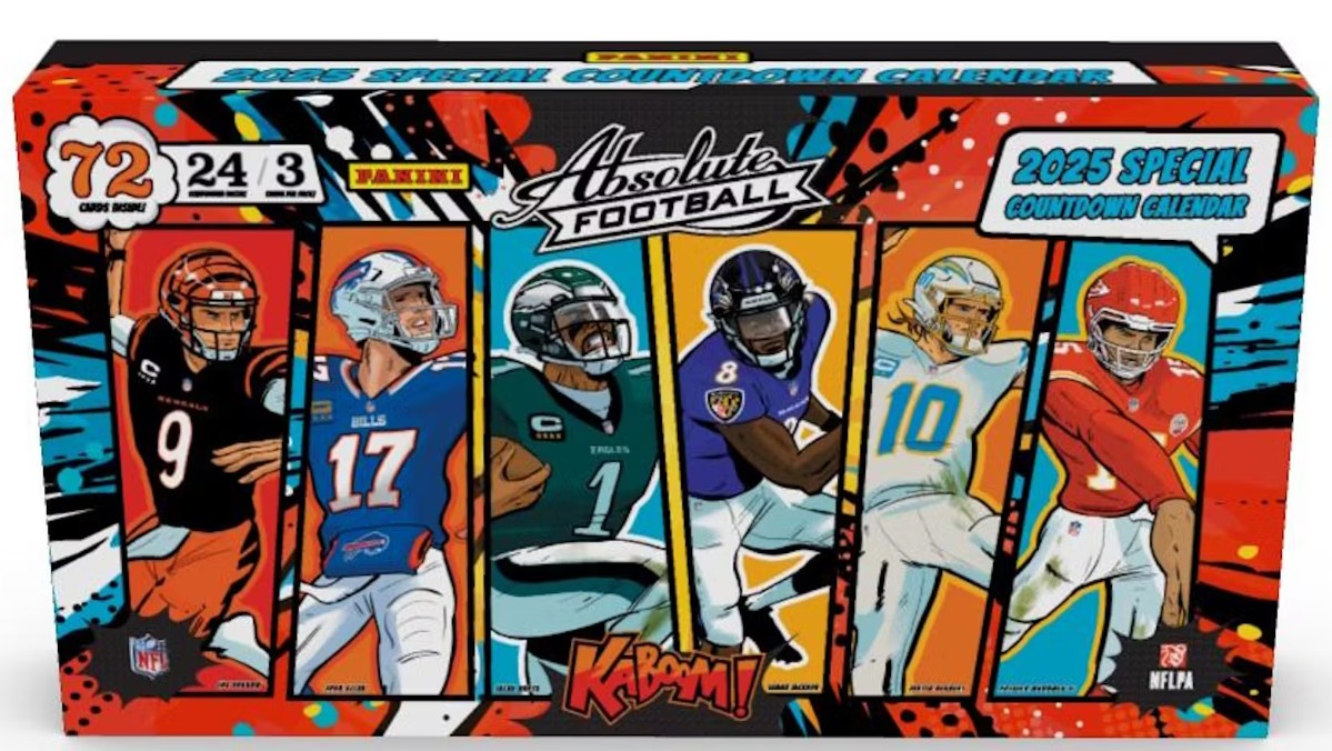 2025 Panini Absolute Football Countdown Calendar Box