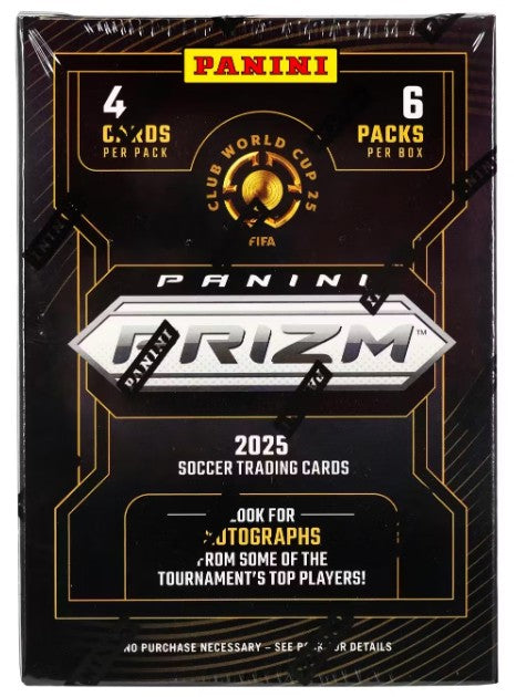 2025 Panini Prizm FIFA Club World Cup Soccer 6-Pack Blaster Box