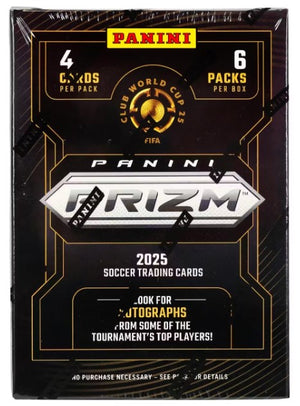 2025 Panini Prizm FIFA Club World Cup Soccer 6-Pack Blaster Box
