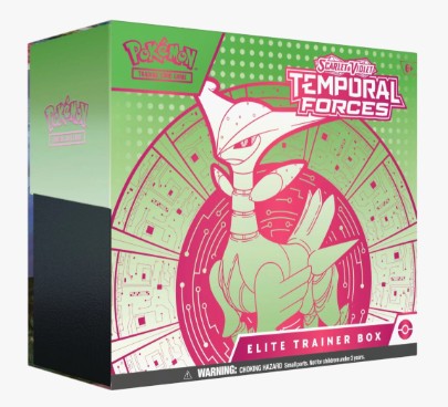 Temporal Forces Elite Trainer Box [Iron Leaves ex] - SV05: Temporal Forces (TEF)