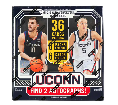 2024/25 Panini UConn Collegiate Basketball 6-Pack Blaster Box