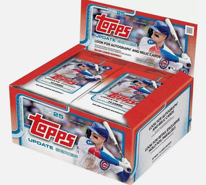 2025 Topps Baseball Update Series Retail Display Box