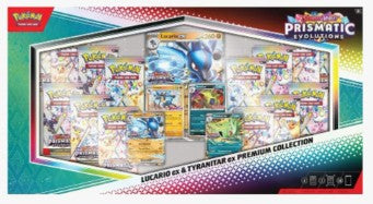 Prismatic Evolutions Lucario ex & Tyranitar ex Premium Collection (Sam's Club)
