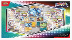 Prismatic Evolutions Lucario ex & Tyranitar ex Premium Collection (Sam's Club)