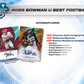 2025 Bowman University Best Football Hobby Box (Presell)