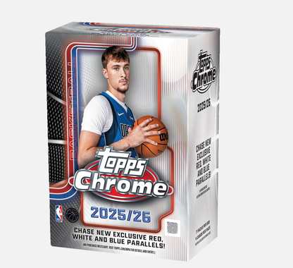 2025/26 Topps Chrome Basketball Value Box (Presell)