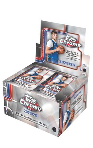 2025/26 Topps Chrome Basketball Jumbo Hobby Box (Presell)