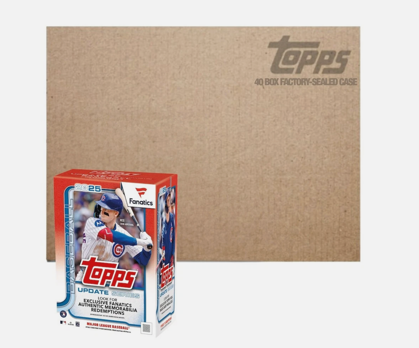 2025 Topps Updates Baseball Fanatics Exclusive Value 40-Box Case