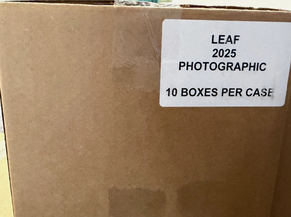 2025 Leaf Photographic Factory Sealed 10 Box Hobby Case