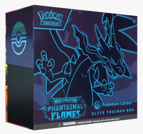 Phantasmal Flames Pokemon Center Elite Trainer Box (Exclusive) - ME02: Phantasmal Flames (PFL)