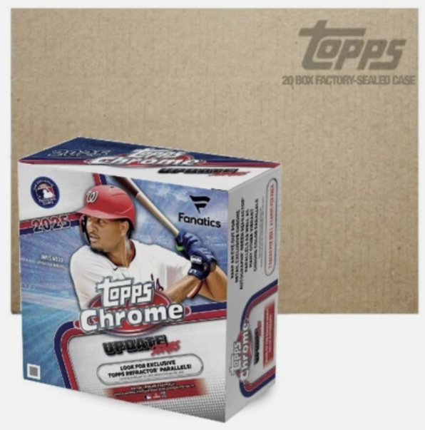 2025 Topps Chrome Update Series Baseball Mega 20-Box Case
