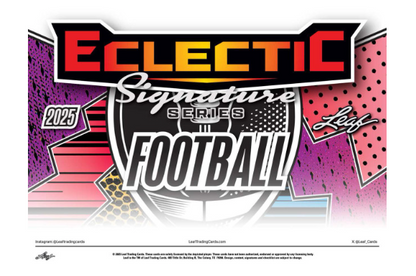 2025 Leaf Eclectic Signature Series Football Mythical Hobby Box