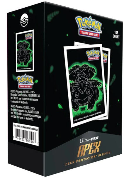Ultra Pro: Pokemon Neon Kanto - Venusaur - Apex Deck Protector Sleeves (105ct)