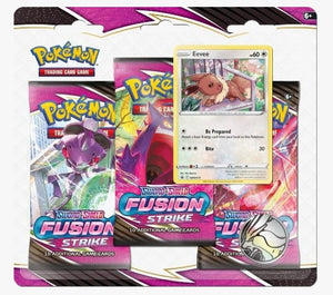 Pokemon Fusion Strike 3 Pack Blister [Eevee] - SWSH08: Fusion Strike (SWSH08)