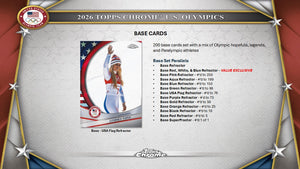 2026 Topps Chrome U.S. Olympics 7-Pack Blaster 40-Box Case