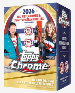 2026 Topps Chrome U.S. Olympics 7-Pack Blaster Box (Presell)