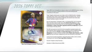 2025/26 Topps UEFA Club Competitions Soccer Hobby Box