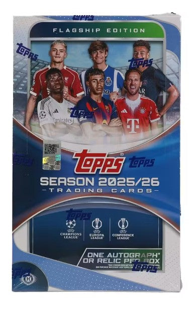 2025/26 Topps UEFA Club Competitions Soccer Hobby Box