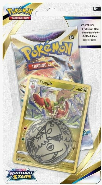 Pokemon Brilliant Stars Single Pack Blister [Flapple]