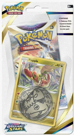 Pokemon Brilliant Stars Single Pack Blister [Flapple]