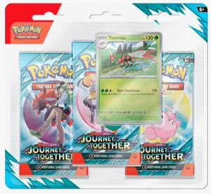 Pokemon Journey Together 3 Pack Blister [Yanmega]