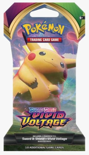 Pokemon Vivid Voltage Sleeved Booster Pack - SWSH04