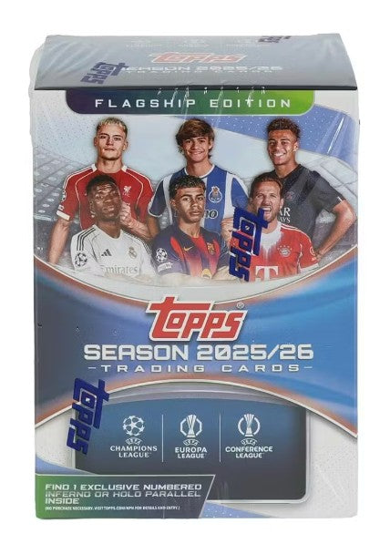 2025/26 Topps UEFA Club Competitions Soccer 7-Pack Blaster Box