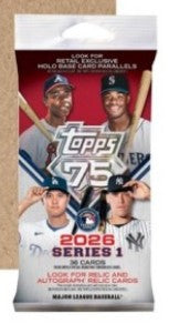 2026 Topps Series 1 Baseball Fat Pack