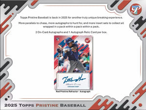 2025 Topps Pristine Baseball Hobby Box (Presell)