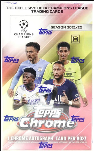 2021/22 Topps UEFA Champions League Chrome Soccer Hobby Box
