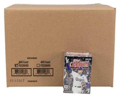 2025 Topps Stadium Club Baseball 8-Pack Blaster 40-Box Case