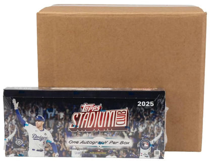 2025 Topps Stadium Club Baseball Hobby 16-Box Case