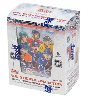 2025/26 Topps NHL Hockey Sticker Collection 50-Pack Box