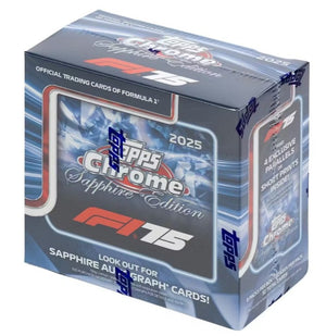 2025 Topps Chrome F1 Formula 1 Sapphire Edition Box