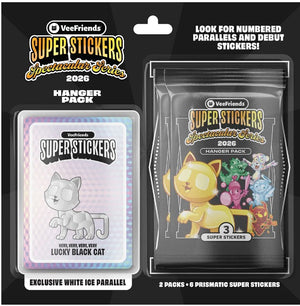 2026 VeeFriends Super Stickers Spectacular Series Hanger Pack (White Ice Parallels) [Random Promo Card]